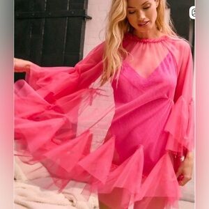 Anthropologie x Maeve Mini Tulle Layer Dress L/XL NWOT